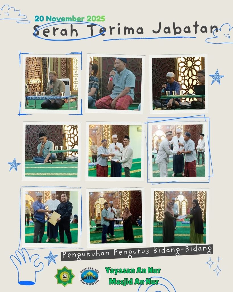 foto serah terima yayasan annur
